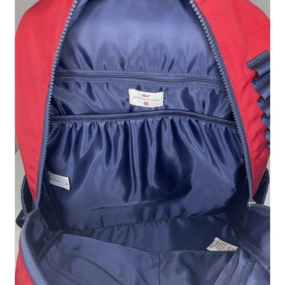 Vineyard Vines Backpack XL Limited Target NWT Red Navy Blue Bag Laptop space main image 5